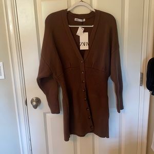 Brown cardigan or dress